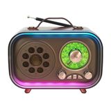 Ultratekno M-1315BT Retro Radyo Şarjlı 3 Band Koyu Gri Bluetooth Hoparlör