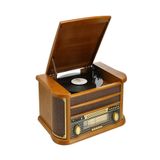 ULTRATEKNO Nostaljik JOT402AM DÖNENCE Pikap Ahşap 2X5W Stereo Spk MP3 Çalar USB-Radyo-CD-Kaset BT Müzik Çalar