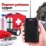 Ultratekno Ns-8138 Fm Am Sw 3 Bant Pilli Taşınabilir Cep Radyosu
