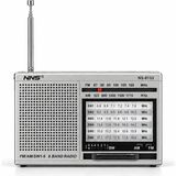 UltraTekno NS-8153 Taşınabilir Pilli Cep Radyosu Deprem Çantası Radyosu Am Fm Sw-1-6 8 Bandlı Mini Radyo - Gri