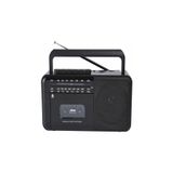 UltraTekno PX-680BT Müzik Seti Kaset Çalar Fm Radyo USB Mp3 Player Bluetooth Hoparlör Müzik Seti - Siyah