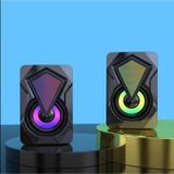 Ultratekno Rgb Işıklı 1 1 Kablolu Bilgisayar Pc Notebook Hoparlör Gaming Speaker