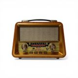 UltraTekno RT-680 Gerçek Ahşap Eskitme Bluetooth Hoparlör Mp3 Çalar Müzik Kutusu Nostaljik Radyo