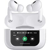 UltraTekno V20 Pro Earphone 2.nesil Aplikasyonlu Anc/enc Dokunmatik Ekranlı Bluetooth Kulaklık - Beyaz