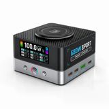 Ultratekno Wlx-R8a 680W Gan Pd 3.1 Hızlı Şarj İstasyonu 8 Port Usb-C Laptop Macbook Telefon Tablet Kablosuz Şarj Cihazı