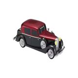 Ultratekno WS-1934 Pontiac Sedan Diecast Araba Bluetooth Hoparlör Işıklı, FM Radyo ve USB Destekli Müzik Kutusu Kırmızı