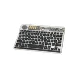 Ultratekno ZR612 Taşınabilir Ultra İnce iPad Tablet Laptop Uyumlu RGB Işıklı Şeffaf Bluetooth Klavye