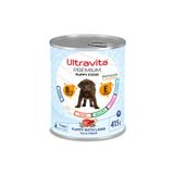 ULTRAVİTA PREMİUM YÜKSEK PROTEİNLİ KUZU ETLİ KONSERVE YAŞ YAVRU KÖPEK MAMASI 415GR 1 ADET