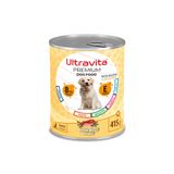 ULTRAVİTA PREMİUM YÜKSEK PROTEİNLİ SIĞIR ETLİ KONSERVE YAŞ KÖPEK MAMASI 415GR 1 ADET