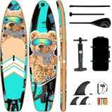 ULTTY Sup Paddle Board Seti (Şişme Paddle Board + Kürek + Pompa) Sup Board/Stand Up Paddle TURKUAZ 320-81-15