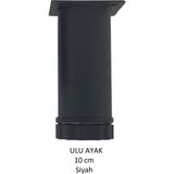 Ulu Ayak 10 cm Vidalar Dahil Siyah
