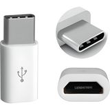 Ulu Bilgisayar Type-C USB 3.1 To Micro USB Şarj Çevirici Dönüştürücü Adaptör - Beyaz