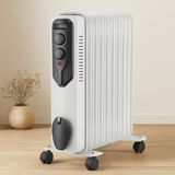 Ulu İthalat 11 Dilimli Yağlı Radyatör Isıtıcı 2500W Ayarlı Termostat