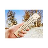 Ulu Pazarlama Ahşap Termometre - Standart - Belirtilmemiş