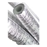 Uluçay 28/10 Mm 2 Metre Polietilen Alüminyum Folyolu Izole Boru Kılıfı (25 MM)