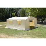Uludağ Çadır 4x5 Ormanci Işci Çadırı - 20 M² Krem - Krem Rengi
