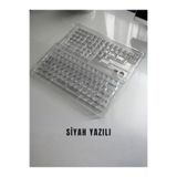 ULUGAMES Şeffaf Tuş Takımı Mekanik/Manyetik Klavyeler İçin Tam Boyut 135 Tuşlu Şeffaf Keycap Seti