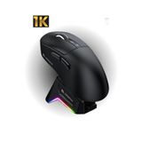 ULUGAMES SMAILWOLF M6 EKRANLI SUPERLIGHT 12000 DPI PAW3311 Şarj İstasyonuna Sahip Kablosuz Oyuncu Faresi