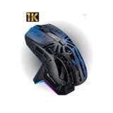 ULUGAMES SMAILWOLF M8 EKRANLI SUPERLIGHT 24000 DPI PAW3311 Şarj İstasyonuna Sahip Kablosuz Oyuncu Faresi