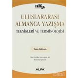 ULUSLARARASI ALMANCA YAZIŞMA TEKNIKLERI VE TERMINOLOJISI - TEKIN GÜLTEKİN