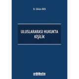 Uluslararası Hukukta Kişilik / Gülsüm Kaya / On İki Levha Yayınları / 9786257773935