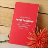 Uluslararası Sevgili Cüzdanı – Romantik Hediye Defteri – Çiftlere Özel Sevgi Belgesi - Çok Renkli