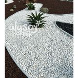 Ulusoy Botanik Dolomit Taş - Dekoratif Beyaz Taş - Bahçe Dekor / Bahçe Peyzaj / Saksı Teraryum Akvaryum Taşı / 2-4 cm / 5 kg - 2 - 4 cm