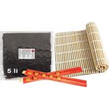 Umai Sushi Sushi Nori Yosunu 5’li Sushi Matı, 2 Chopstick / Suşi Seti - 1 Adet
