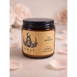 Umay Aura Gül Kokulu Aromaterapi El Yapımı Mum %100 Soya Wax Amber Cam Kavanoz 100 cc - 1 Adet