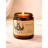 Umay Aura Ylang Ylang Kokulu Aromaterapi El Yapımı Mum %100 Soya Wax Amber Cam Kavanoz 100 cc - 1 Adet
