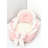 Umay Bebek Babynest, Bebek Uyku Yatağı 0-2 Yaş - %100 Pamuk - Prenses