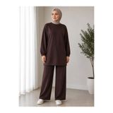 Umay moda 59 Kadın Oysho Kumaş- Kolu Lastikli -Tesettür Takım