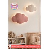 UmayBabyDekor 2’li pofuduk bulut Led Işık Gece Lambası Bebek Çocuk Odası