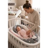 Umaybebek Babynest, Bebek Uyku Yatağı, Yatak - 0-2 Yaş - Pamuk Kumaş - Koyu Gri Pudra