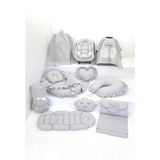 Umaybebek Babynest Puset Örtüsü Alt Açma Emzirme Yastığı Bel Destekli Ana Kucağı Bebek Arabası Minderi-Panço - Ada