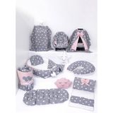 Umaybebek Babynest Puset Örtüsü Alt Açma Emzirme Yastığı Bel Destekli Ana Kucağı Bebek Arabası Minderi-Panço - Agora Storm