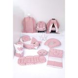 Umaybebek Babynest Puset Örtüsü Alt Açma Emzirme Yastığı Bel Destekli Ana Kucağı Bebek Arabası Minderi-Panço - Pudra