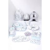 Umaybebek Babynest Puset Örtüsü Alt Açma Emzirme Yastığı Bel Destekli Ana Kucağı Bebek Arabası Minderi-Panço - Yeşil