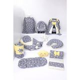 Umaybebek Babynest Puset Örtüsü Alt Açma Emzirme Yastığı Bel Destekli Ana Kucağı Bebek Arabası Minderi-Tutmalı - 400 A