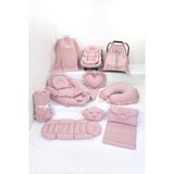 Umaybebek Babynest Puset Örtüsü Alt Açma Emzirme Yastığı Bel Destekli Ana Kucağı Bebek Arabası Minderi-Tutmalı - 410 C