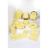 Umaybebek Babynest Puset Örtüsü Alt Açma Emzirme Yastığı Bel Destekli Ana Kucağı Bebek Arabası Minderi-Tutmalı - 420 C