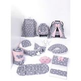 Umaybebek Babynest Puset Örtüsü Alt Açma Emzirme Yastığı Bel Destekli Ana Kucağı Bebek Arabası Minderi-Tutmalı - 726