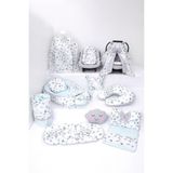 Umaybebek Babynest Puset Örtüsü Alt Açma Emzirme Yastığı Bel Destekli Ana Kucağı Bebek Arabası Minderi-Tutmalı - Yeşil