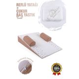 Umaybebek Bebek Reflü Yatağı, Fermuarlı, Yıkanabilir Kılıf, Yatak, Pamuk Kumaş + Çukur Baş Yastık