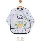 UmBaby Panda Sıvı Geçirmez Bebek Mama Önlüğü 6-24 Ay | Blw Beslenme ve Etkinlik Önlüğü - Standart