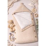 UmBaby Triko Bebek Battaniye &kundak Welsoft Elyaflı +şapka Hediyelik