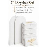 umbellatum Bavul İçi Düzenleyici 7’li Seyahat Seti – Hurç ve Elbise Kılıflı Valiz Organizer Antrasit