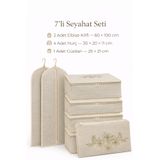 umbellatum Bavul İçi Düzenleyici 7’li Seyahat Seti – Hurç ve Elbise Kılıflı Valiz Organizer