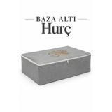 umbellatum Baza Altı Hurç Gri | Büyük Boy Yorgan Battaniye Kıyafet Saklama Düzenleyici Organizer 1 Adet