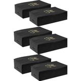 Umbellatum Hurç Baza Altı 6 Adet Set 64X46X22 cm Büyük Boy - Siyah